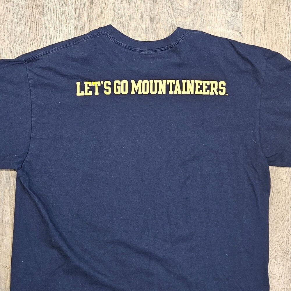 Nike Team Men's West Virginia Moutaineers Blue Short Sleeve T-Shirt Size Large - Picture 3 of 7